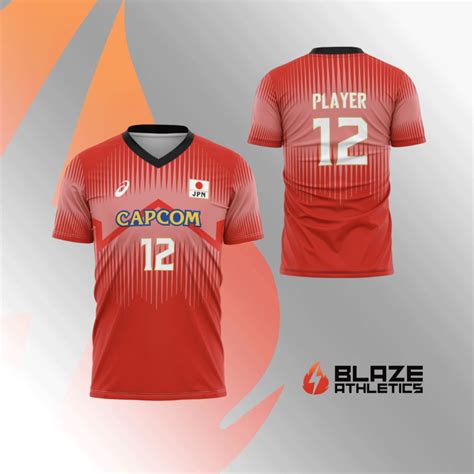 FULL SUBLIMATION RED Japan VNL 2023 Volleyball Jersey FREE CUSTOMIZE OF ...