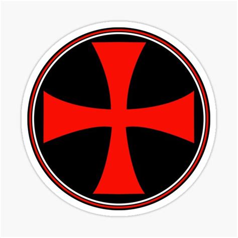 "Knights Templar" Sticker for Sale by zuen | Redbubble