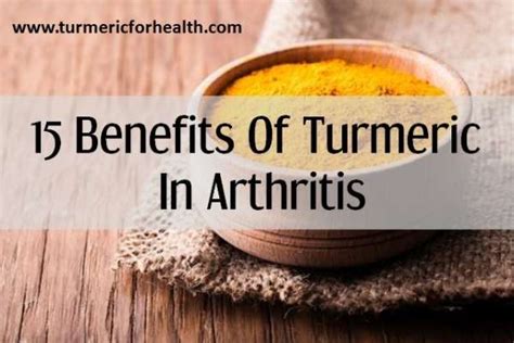 Turmeric for Arthritis