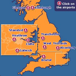 Map London Airports Locations - Map Of Counties Around London