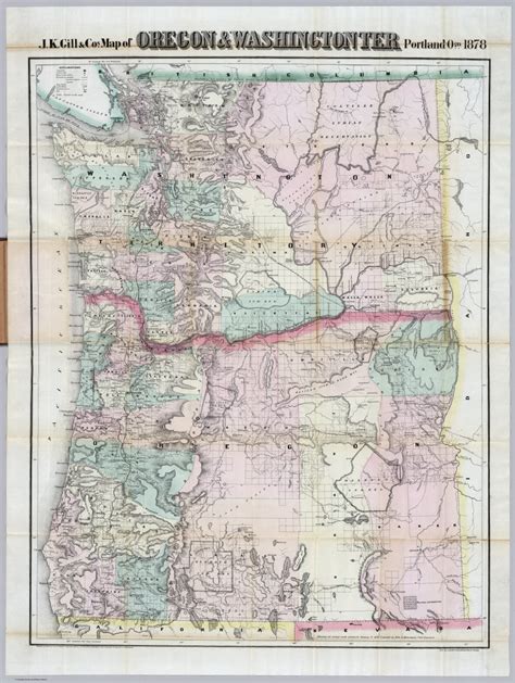 Oregon And Washington Map With Cities - Map of world