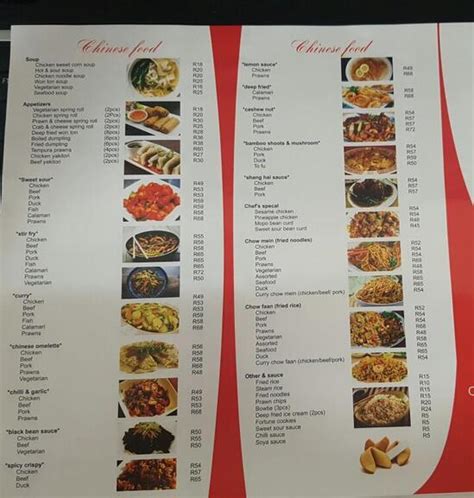 Menu at Mikuni Sushi restaurant, Roodepoort