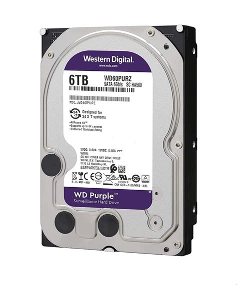 HDD Western Digital WD60PURZ Purple Surveillance Hard Drive at best price in Pune