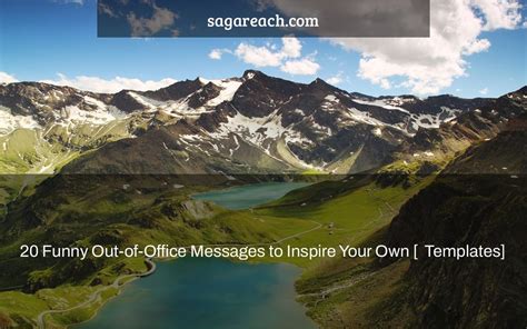 20 Funny Out-of-Office Messages to Inspire Your Own [+ Templates ...