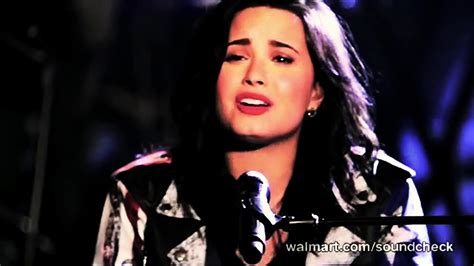 Demi Lovato - Skyscraper (Live Walmart Soundcheck 2013) (1080p HD) - YouTube