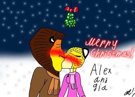 Alex and gia kiss on Amela | Wiki | Madagascar Official Amino Amino