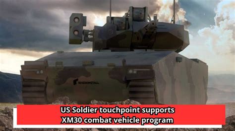 US Soldier touchpoint supports XM30 combat vehicle program - YouTube