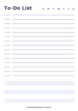 10 Printable To-Do List Templates - Download For Free in PDF