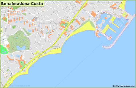 Benalmadena Coast Map