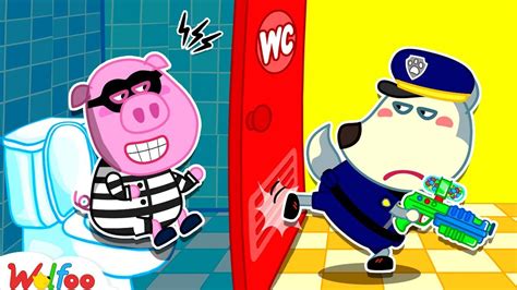 Thief Piggy, Get Out Now - Wolfoo Pretend Play Professions for Kids ...