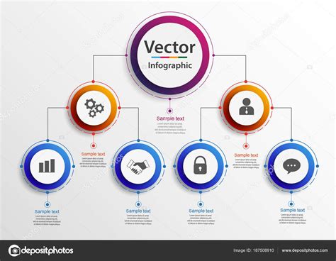 Download - Business Hierarchy Organogram Chart Infographics Corporate Organizational Structure ...