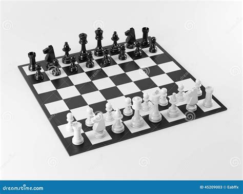 Black and White Chess Board Stock Illustration - Illustration of choice ...