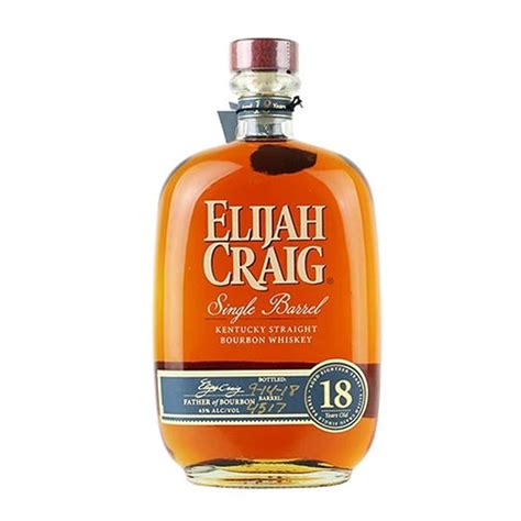 Elijah Craig Single Barrel Kentucky Straight Bourbon Whiskey 18 Years ...