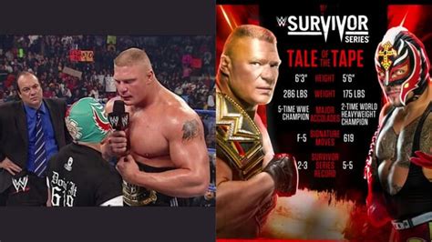 Rey Mysterio and Brock Lesnar will wrestle against each other for the first time in 16 years ...