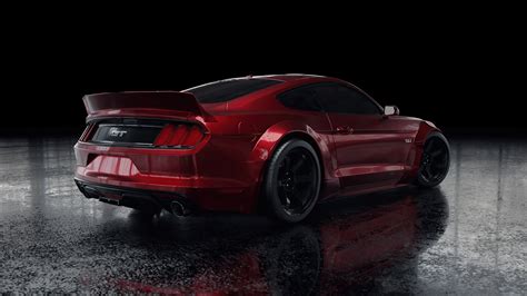 Red Ford Mustang Rear Wallpaper,HD Cars Wallpapers,4k Wallpapers,Images ...