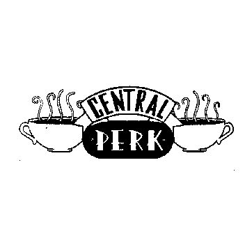 Central Perk Logo Image / Central perk was a fictional coffee cafe in the tv show friends.