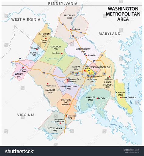 Neighborhoods Of Dc And Maryland Map