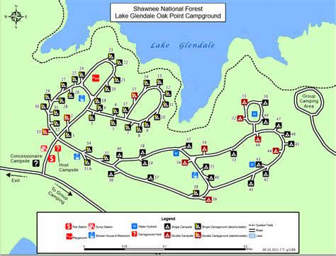 Shawnee State Park Ohio Campground Map | Printable Templates Free