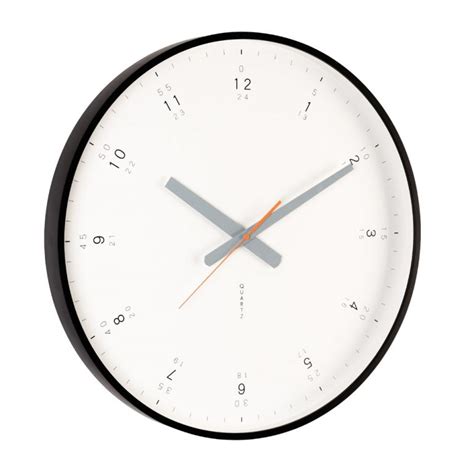 Buy Modern Black Wall Clock Online | Purely Wall Clocks