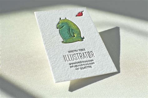 Hand Painted Business Card | Elegante Press