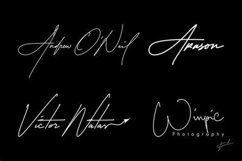 Real Handwritten Signature Logo No Font or Script | Etsy | Text logo ...