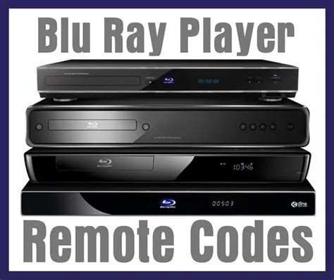 Blu Ray Player Remote Control Codes | Codes For Universal Remotes