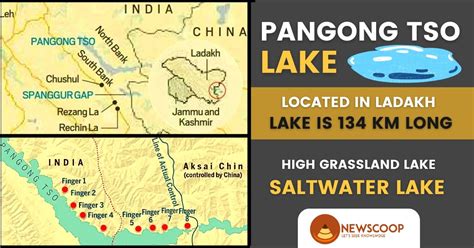 Pangong Tso Lake: Facts & Features | Location [UPSC 100%] » Newscoop IAS