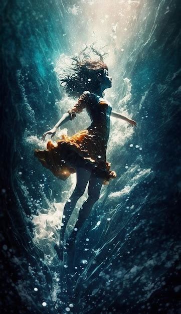 Premium AI Image | The shape of water movie poster