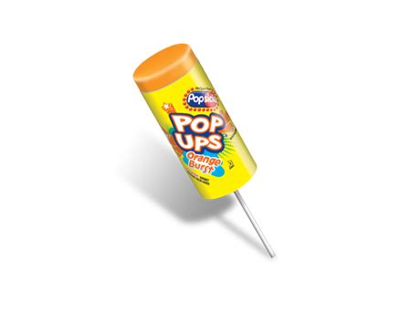 Popsicle Orange Burst Pop Ups - Sweetheart Ice Cream