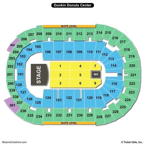 Dunkin’ Donuts Center Seating Chart | Seating Charts & Tickets