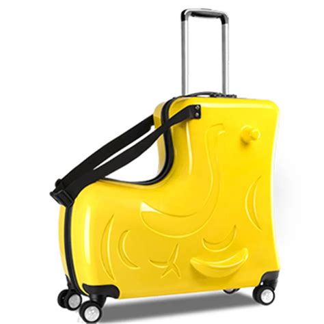 Children Rolling Luggage Spinner Multifunction Creative Trolley Kids Suitcases Wheel Travel Bag ...