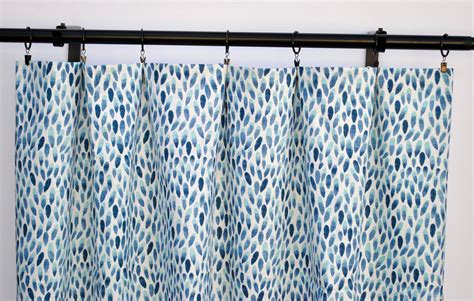 Blue Curtains Aqua blue Curtain 2 Curtain Panels Dotted | Etsy | Aqua ...