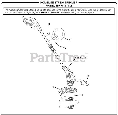 Homelite UT-41112 - Homelite String Trimmer General Assembly Parts Lookup with Diagrams | PartsTree