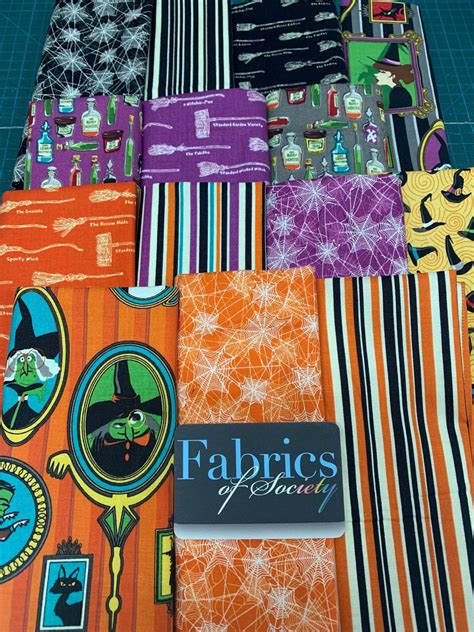 Halloween Fat Quarter Bundle 14 Fabrics Riley Blake 100% Quilting Cotton - Etsy