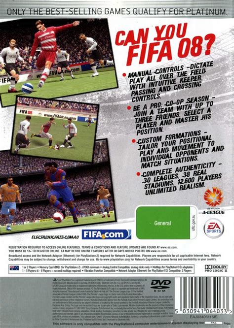 FIFA Soccer 08 cover or packaging material - MobyGames