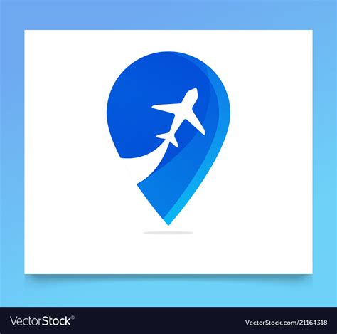 Travel agency tourism app and trips logo Vector Image