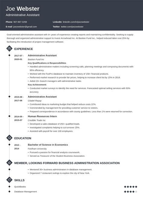 Business Administration Resume: Samples and Writing Guide