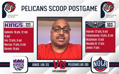 Pelicans vs Kings Postgame - Sports Illustrated New Orleans Pelicans ...