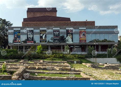 State Opera in the Center of City of Stara Zagora, Bulgaria Editorial ...