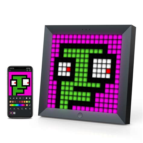 Buy Divoom Pixoo Pixel Art Digital Photo Frame LED Panel-16X16 Retro ...