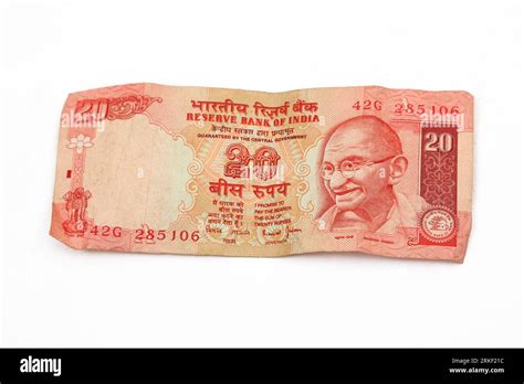 Reserve Bank of India Mahatma Gandhi Series 20 Rupees Banknote Issued ...