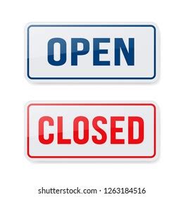 Open Closed Sign Vector Image Stock Vector (Royalty Free) 1263184516 ...