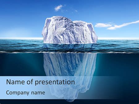 Iceberg PowerPoint Template & Backgrounds ID 0000004847 - SmileTemplates.com