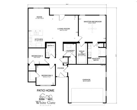 Floorplans Within Patio Home Plans | Thehomelystuff intended for Patio ...