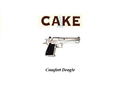 Album Cover Parodies of Cake - Comfort Eagle