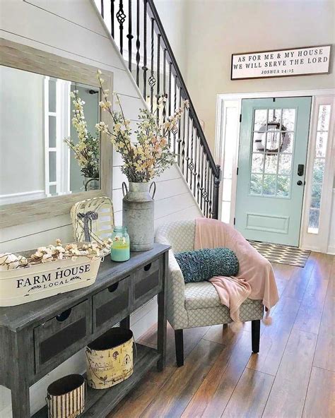 Awesome Farmhouse Interior Decor Ideas | Home living room, Farmhouse ...