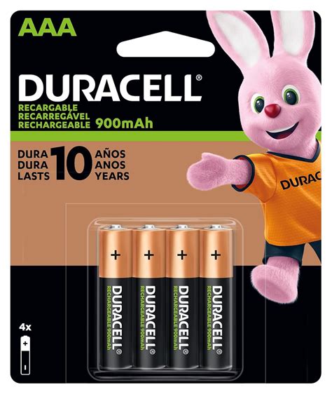 Duracell Rechargeable AAA Batteries, 4 Count: Amazon.in: Electronics