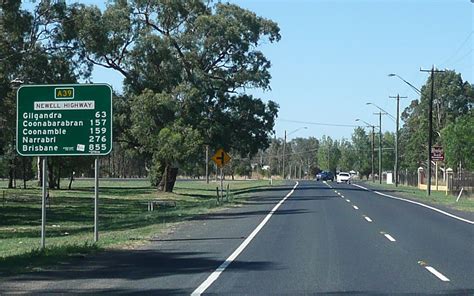 Newell Highway Map / Newell Highway Wegenwiki - Hannan Exered