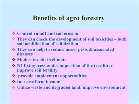 Agroforestry