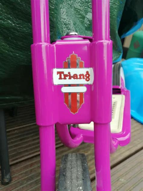 TRIANG TRI-ANG METALLIC logo sticker decal for bikes trikes scooters toys £4.50 - PicClick UK